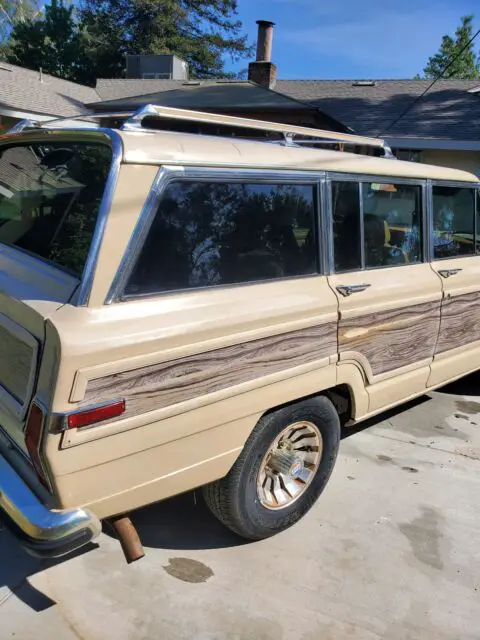 1985 jeep grand wagoneer suv brown 4wd automatic