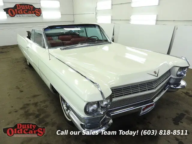 1964 white runs yard drives body inter good 429v8 3spd auto!