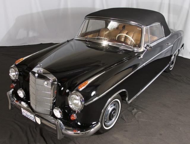 1959 mercedes 220 s convertible restored california car