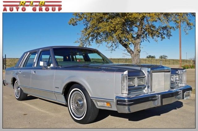 1983 town car cartier one owner 109,000 original miles rust free texas car