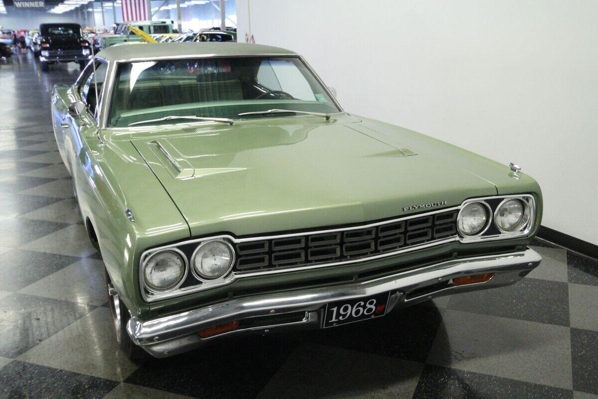 1968 plymouth road runner avocado green 383 v8 57321 miles