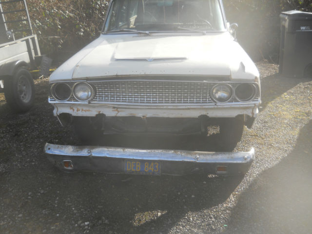 1963 ford fairlane squire wagon very rare!