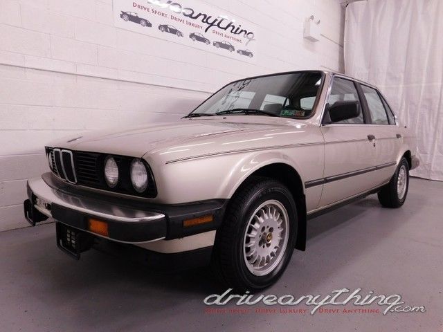 1987 325i sedan 5 speed sunroof premium pckg leather onboard computer fog lights