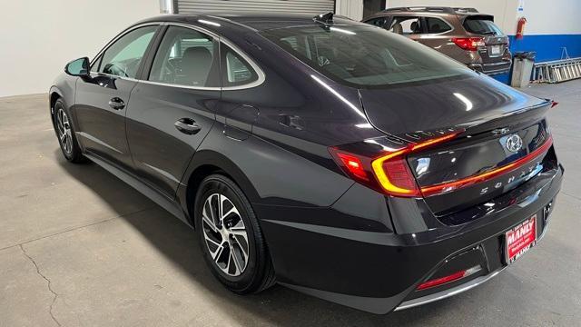 2023 hyundai sonata hybrid blue