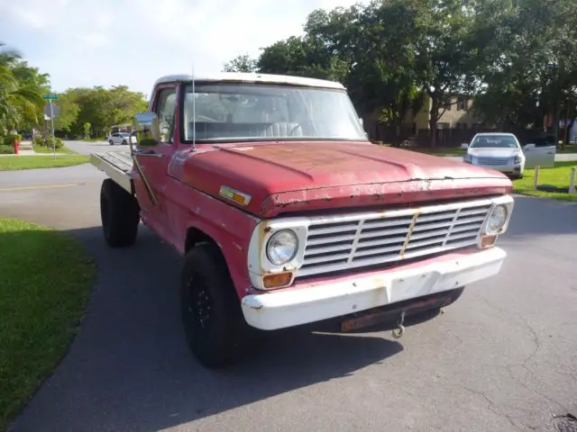 1967 ford f-100 farm truck, runs and drives! clean title , no reserve!!!