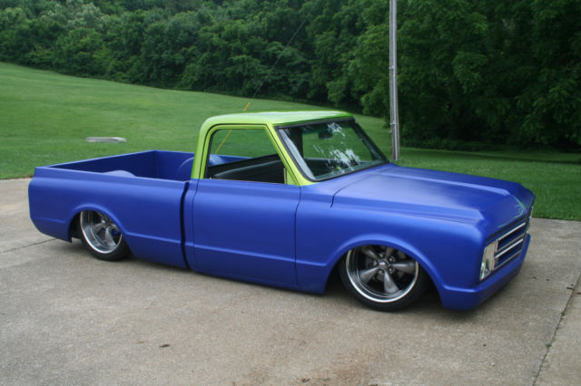 1968 chevy truck c10, magazine cover feature air ride