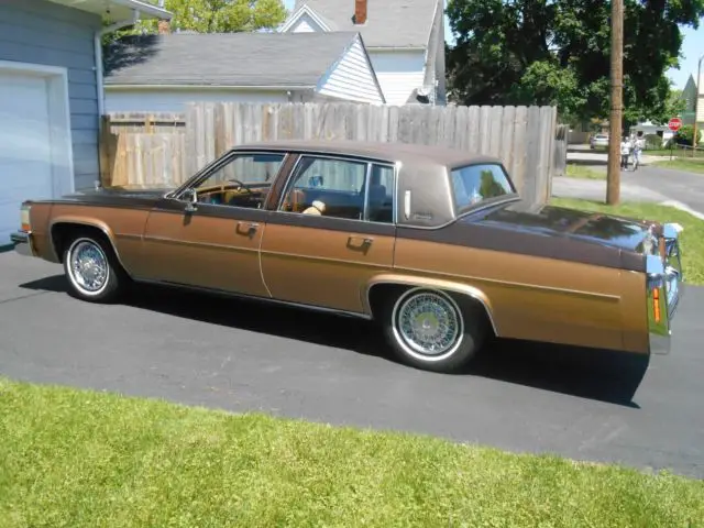 1980 cadillac sedan deville boss hogg 2 tone chocolate peanut butter cup