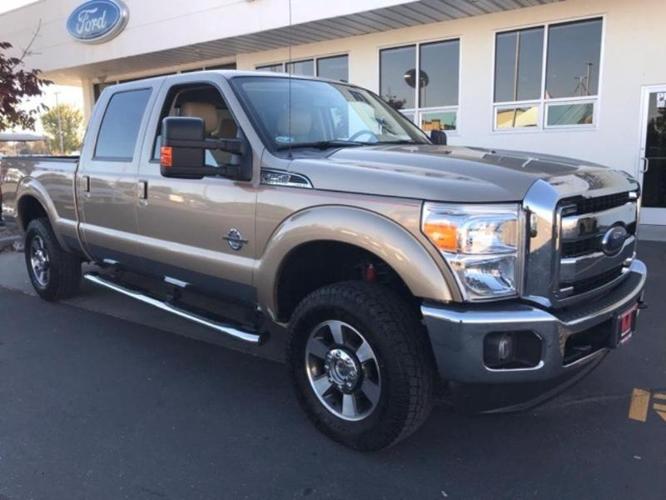2012 ford f-250 super duty lariat 4x4 lariat 4dr crew cab 8 ft. lb pickup for sale in hollister, idaho