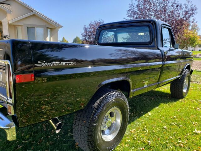 1972 f-250 4x4 bumpside, f100