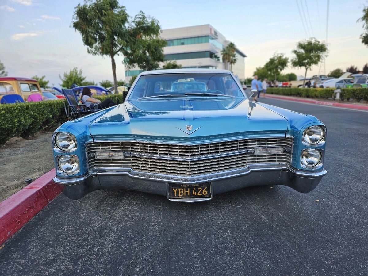 1966 cadillac de ville blue rwd automatic deville