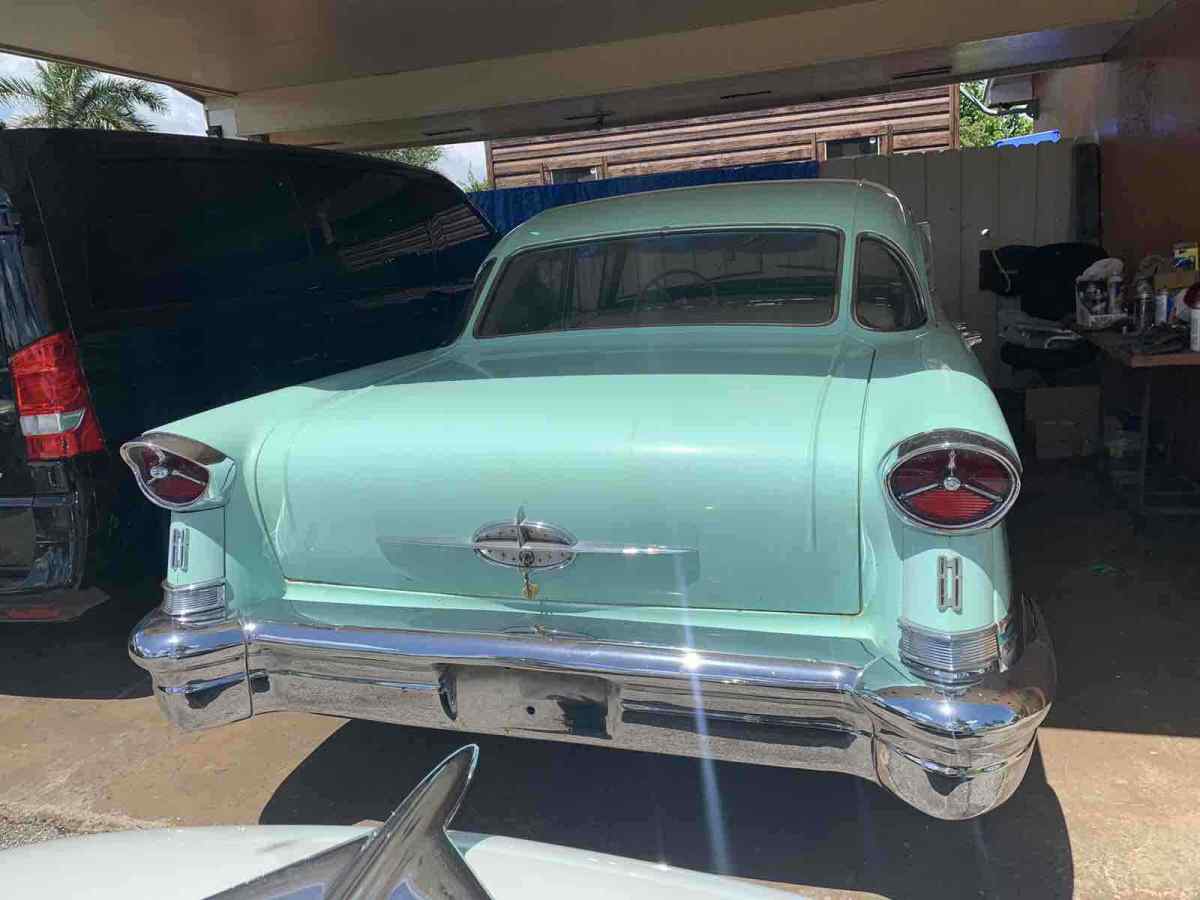 1957 oldsmobile 88 sedan white rwd automatic
