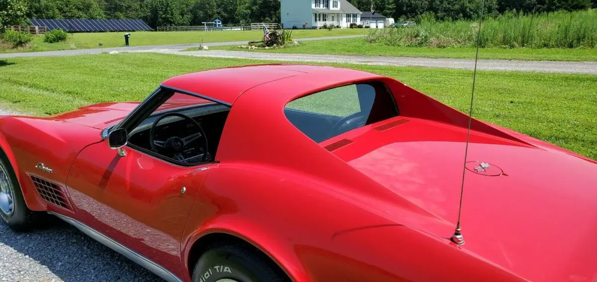 1971 chevrolet corvette 350 - 4 speed - 4 wheel disc - power steering - t tops