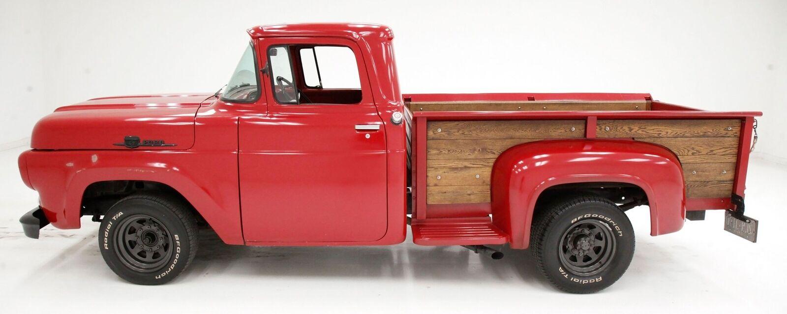 1958 ford f-250 pickup 289ci v8 c4 auto