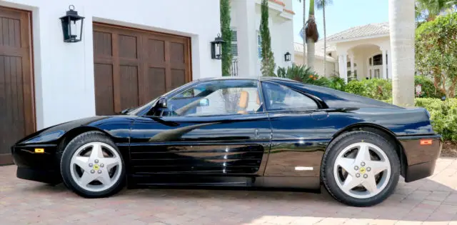 1990 ferrari 348ts manual black/ tan beautiful