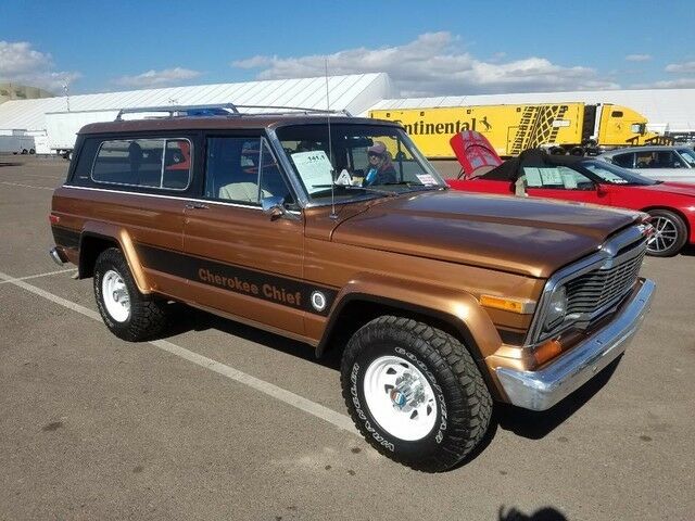 1979 jeep cherokee chief 4x4 levi's edition 72153 miles alpaca brown metallic 5