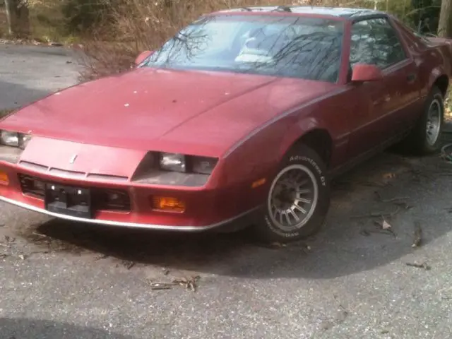 1987 camaro lt / t- top