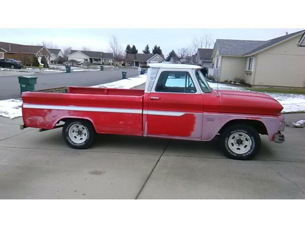 1966 chevrolet c/k 10 series 350 v8 automatic rwd classic pickup truck 58,672mi