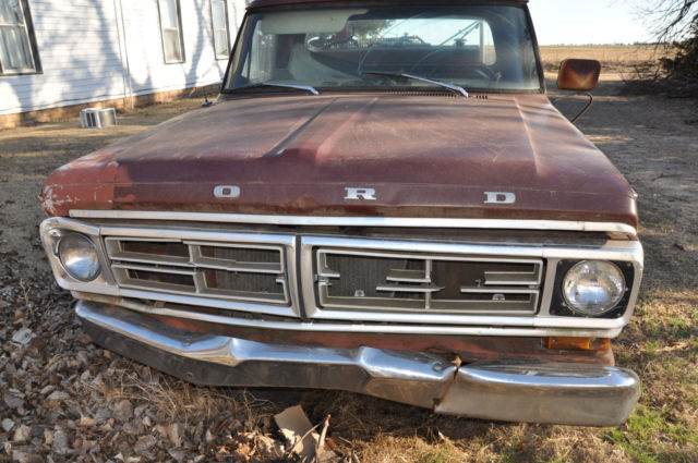 1972 ford f100 4wd & parts truck