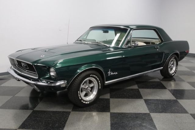 1968 ford mustang coupe 289 v8 3 speed automatic classic vintage collector