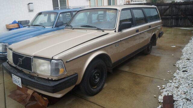 1989 volvo 240 dl wagon tan mechanic speacial