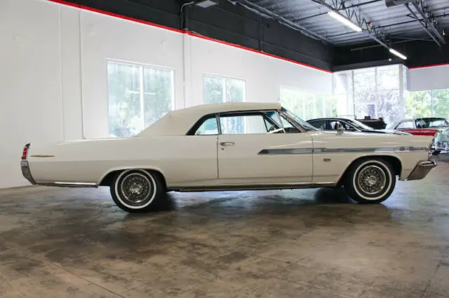 1963 pontiac bonneville 50825 miles white convertible