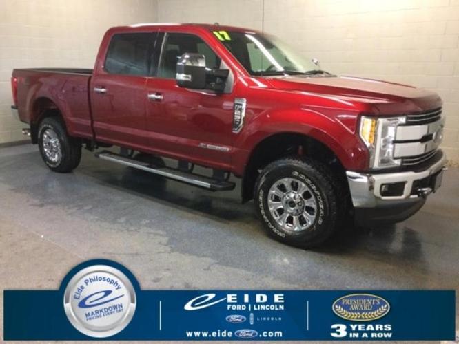 2017 ford f-250 super duty lariat 4x4 lariat 4dr crew cab 6.8 ft. sb pickup for sale in bismarck, north dakota