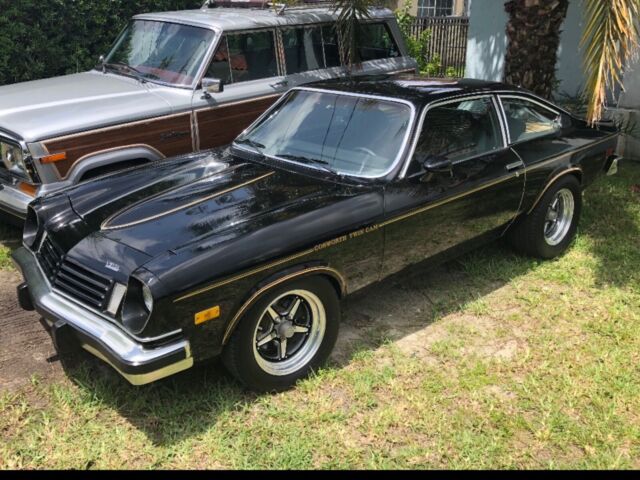 1975 chevrolet vega coupe black rwd manual cosworth