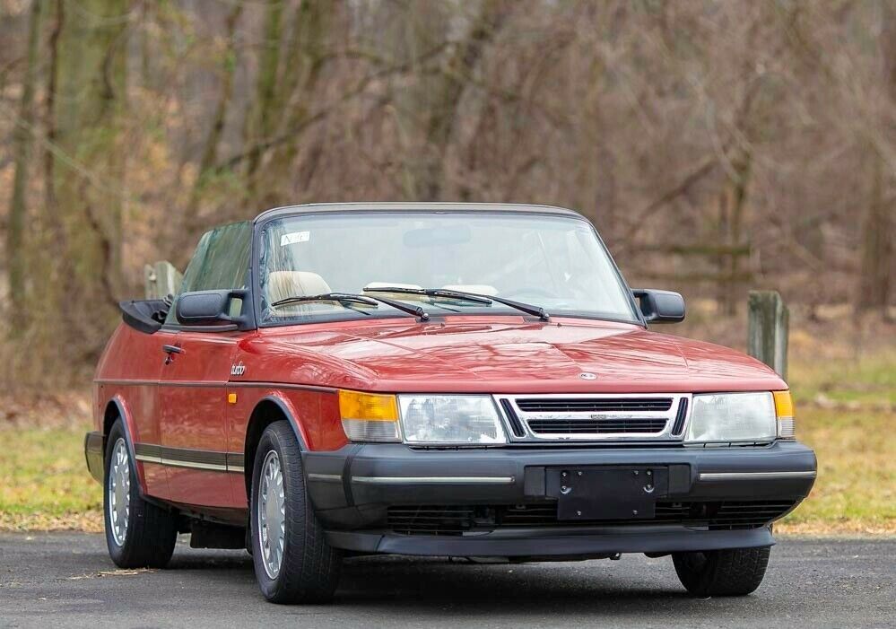 1989 saab 900 turbo 16 valve convertible 59k mi auto florida garaged carfax