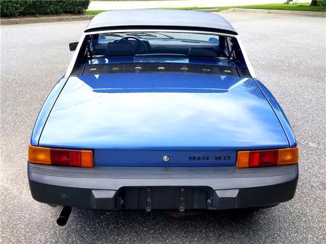 1975 porsche 914 2.0l no rust very desirable anacona blue metallic