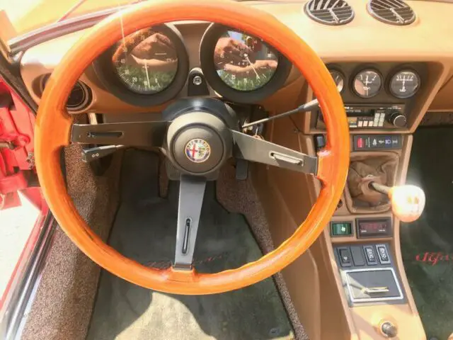 1983 alfa romeo spider 62000 miles red