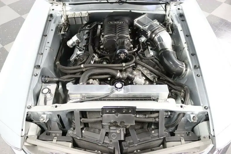 amazing build! supercharged 5.0 aluminator crate v8, tremec 6 spd, a/c, wilwoods