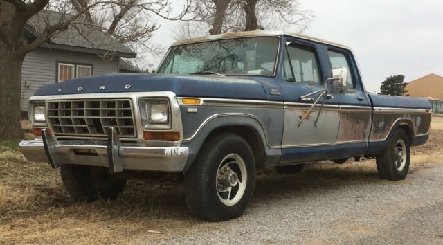 1978 ford f250 crew cab custom - no reserve