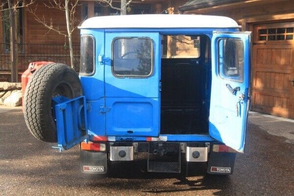 1971 toyota land cruiser suv blue 4wd manual 2 door hard top