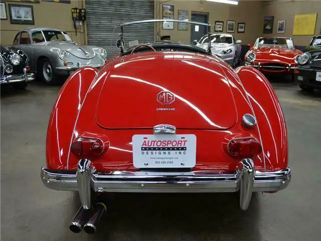 1962 mg a roadster 90k miles red/blk roadster 4 speed manual,restored/well kept/