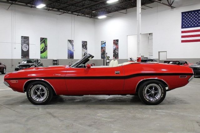 1970 dodge challenger convertible 37862 miles red convertible 440ci v8 automati