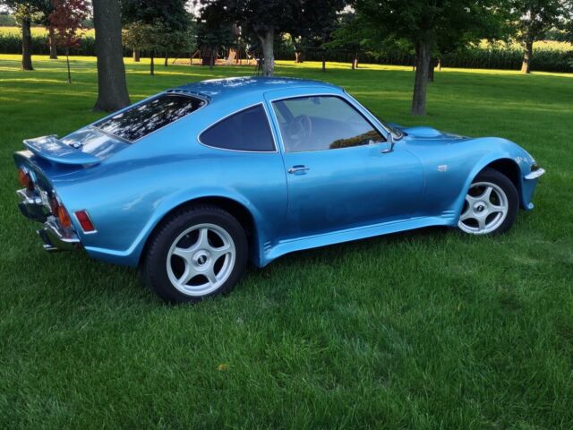 1969 opel gt coupe blue rwd manual