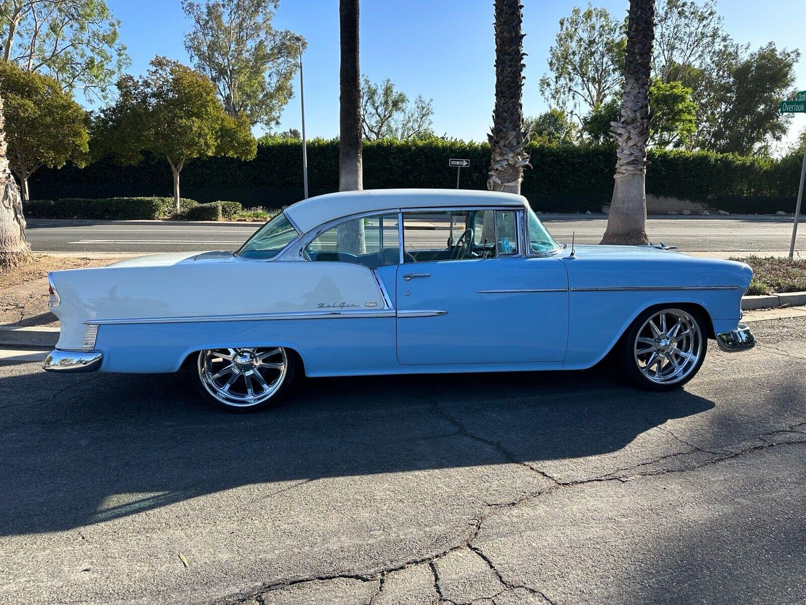 1955 chevrolet bel air no post strong 350 v8 engine