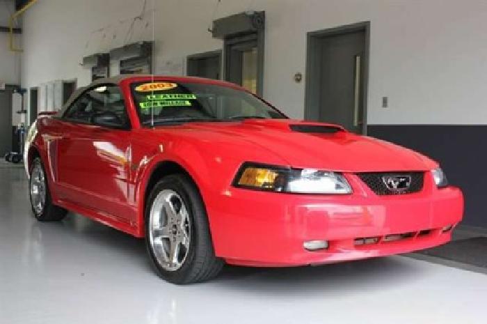 used 2003 ford mustang 2dr conv gt premium convertible, 33,308 miles in concord, nc