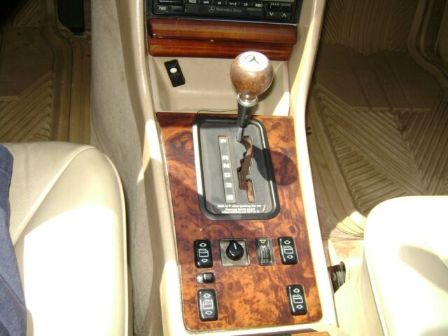 mercedes 350sd turbo diesel 1991 champagne with tan leather interior w126 low re