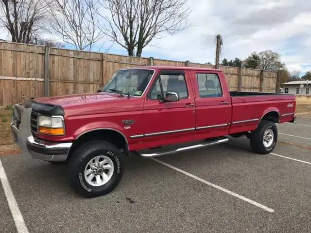 1994 ford f350 xlt crew cab 4x4 7.3 diesel extremely low miles
