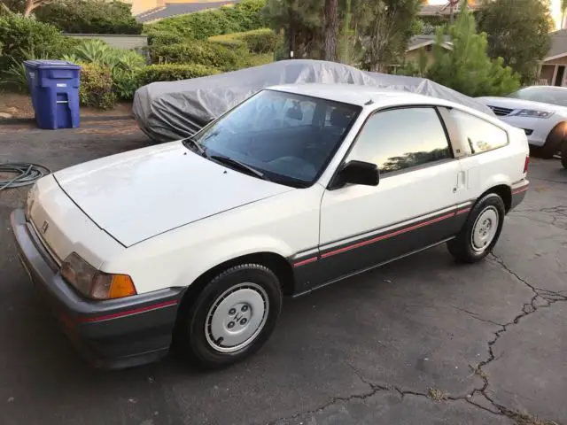 1986 honda crx civic dx, low miles, ca a/c car, original paint and interior