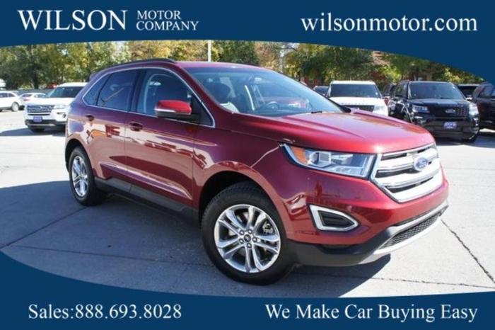 2015 ford edge sel awd sel 4dr crossover for sale in logan, utah