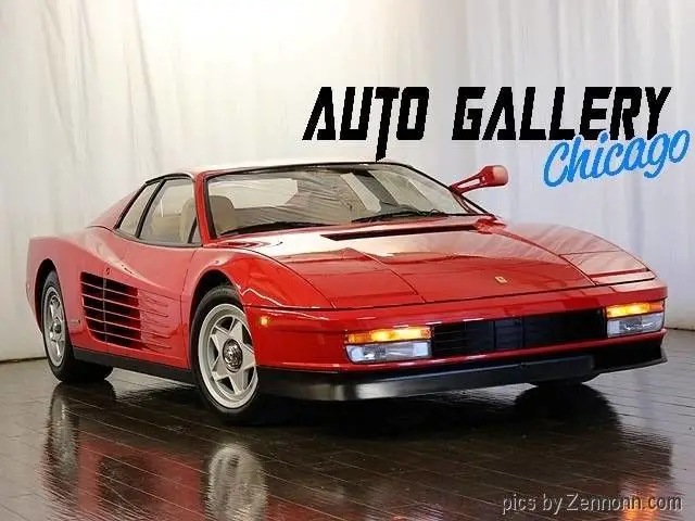 rare 1986 single flying mirror testarossa, recently serviced