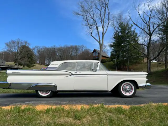 survivor 1959 ford fairlane galaxie 500 2-door hardtop - ready to drive & enjoy