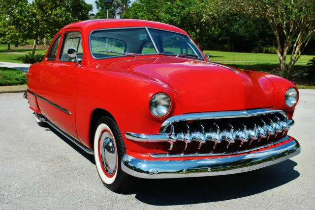 1949 ford custom club coupe loaded! 350 v8 a/c vintage antique classic car rare!