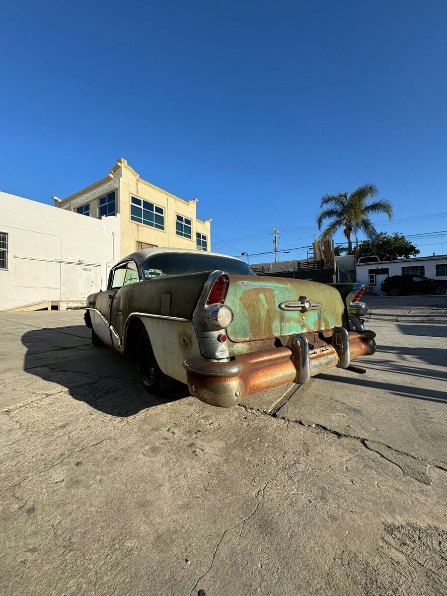 1955 buick century coupe green