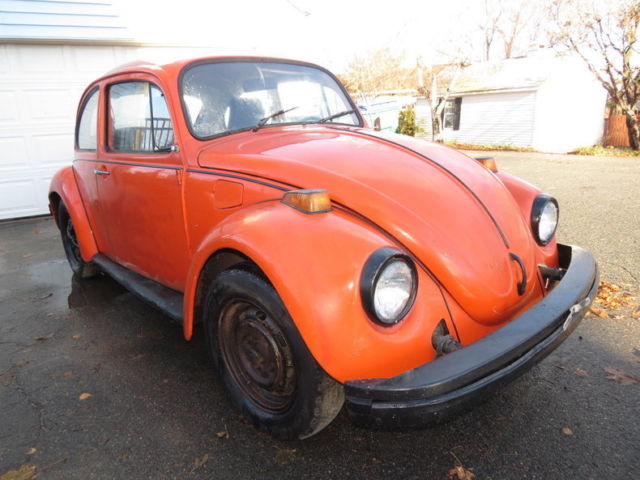1974 orange beetle classic project car all there needs work