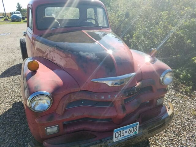 1954 chevy truck pickup chevrolet 5 window rat rod barn find dually patina