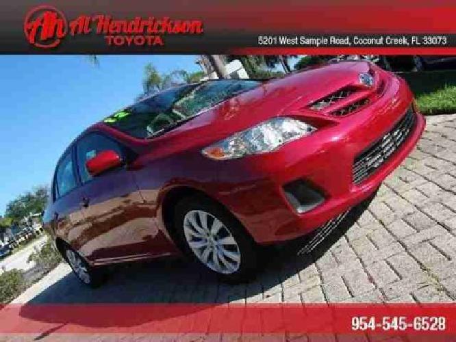 2012 toyota corolla le in coconut creek, fl