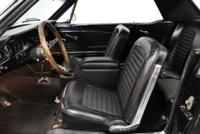 1966 ford mustang coupe 6811 miles black hardtop 302 v8 3 speed automatic